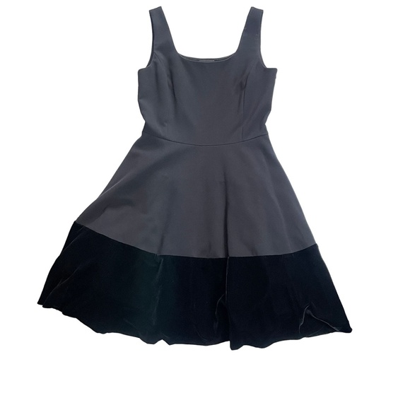 Lord & Taylor Black Fit n' Flare Cocktail Prom Dress Sz S - Picture 1 of 14